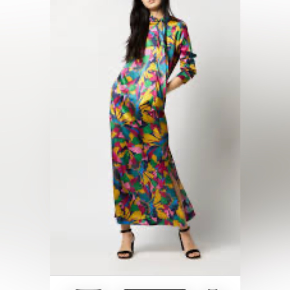 ANN MASHBURN • LEIGH SILK DRESS (mix19)